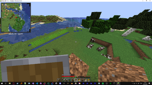 Zdjęcie farmy trzciny i krów na wyspie SiOG.