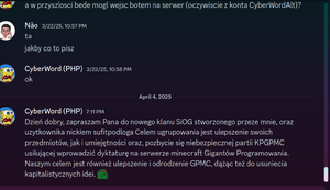 DMki z Nao. Zaproszenie do klanu.